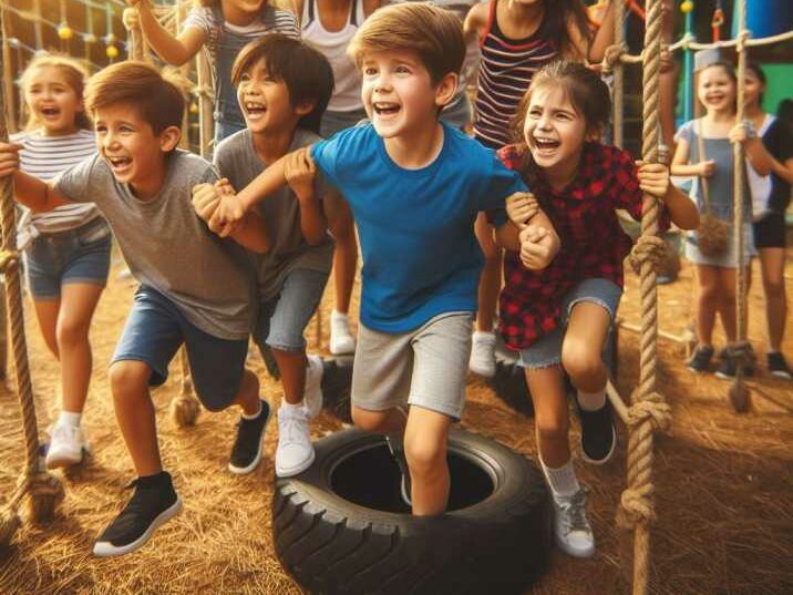 5 Kid Obstacle Courses Boost Teamwork