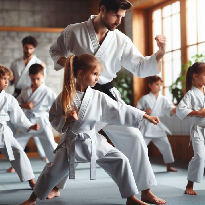 Karate for a child's behavior