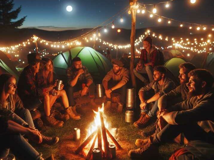 Nights at these camps are filled with camaraderie around campfires