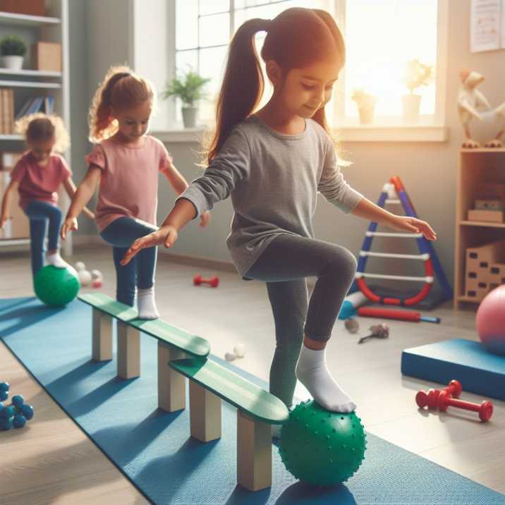 balance activities for children of various developmental stages