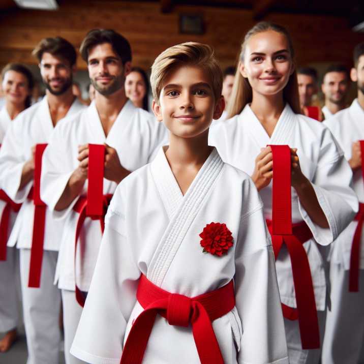 Red Belt in Karate