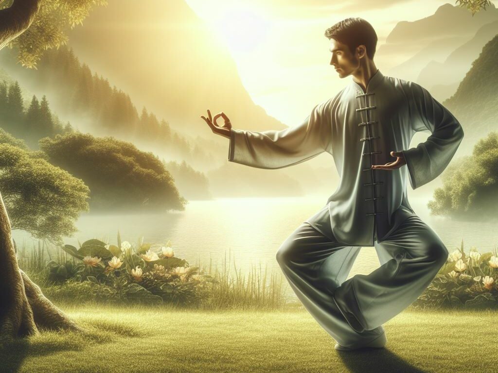 A Tai Chi master demonstrating Kung Fu Techniques for Diffusing Tense Situations