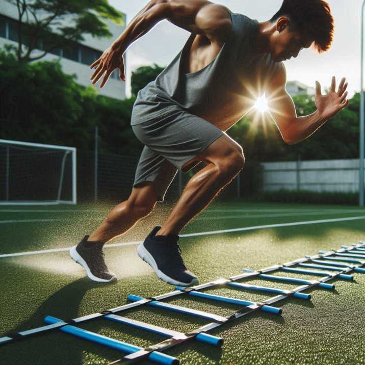 Agility Ladder Drills for Weight Loss