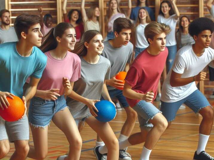  Mixed-gender dodgeball teams 