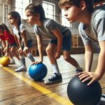 Children are following specific strategies for playing dodgeball