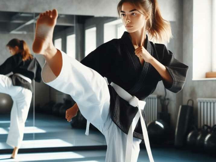  Female Martial Artist Training