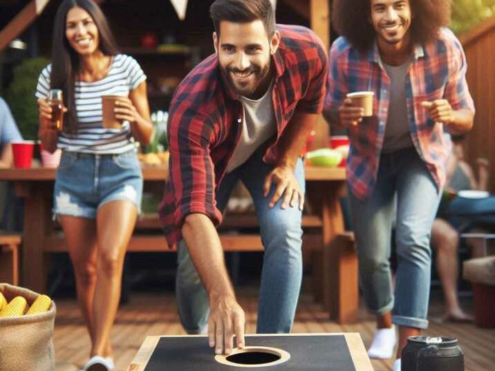 Cornhole  is Sports-Themed Games for Adults