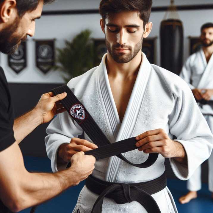 Ceremony of Black Belt in Brazilian Jiu-Jitsu 