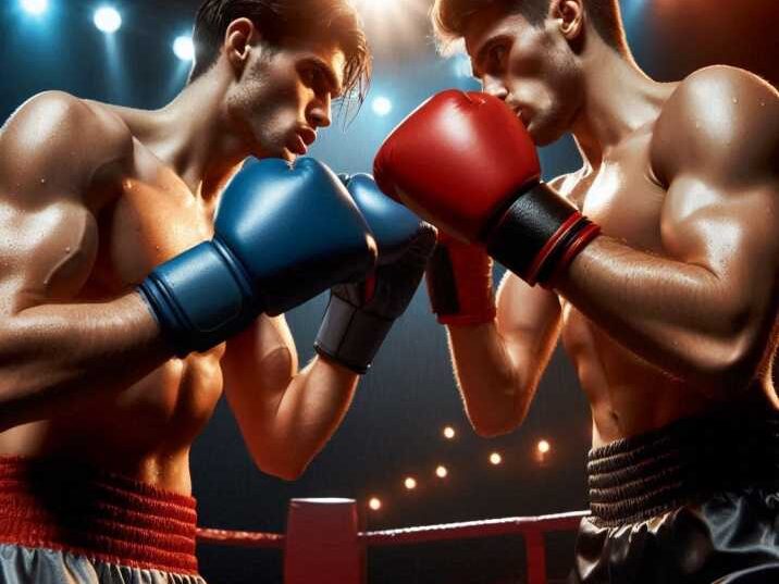 Two boxers in the ring during a match, showing the intensity of hardest Sport to Play