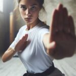 A artist practicing Best Forms of Martial Arts for Self-Defense