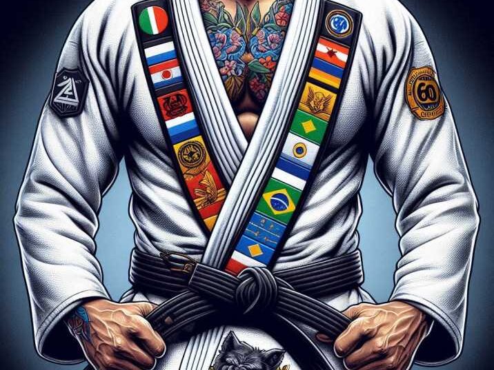 Brazilian Jiu Jitsu belt ranks from white to black