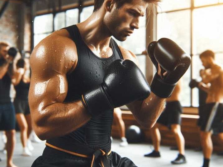 A boxer in Self-Defense Technique