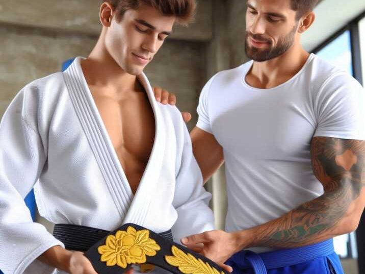 Benefits of Brazilian Jiu-Jitsu as a student receiving a new belt