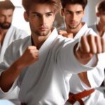 Karate students practicing Most Popular Martial Art