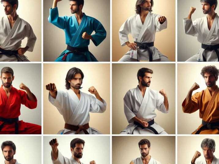 different types of karate