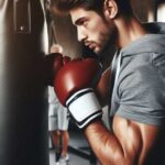 Beginner boxer practising boxing training for Self-Defense