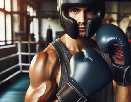 Young boxers with protective gear because Boxing is the most dangerous combat sport